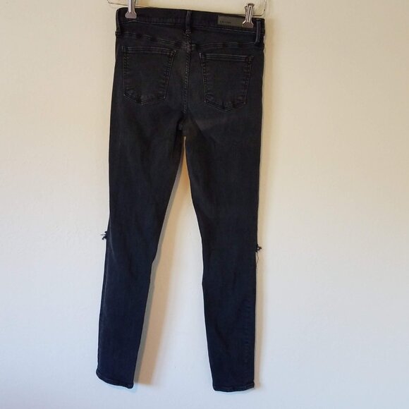 GRLFRND Candice Women's 27 Distressed Black Jeans Denim Cotton Elastane - Picture 8 of 11